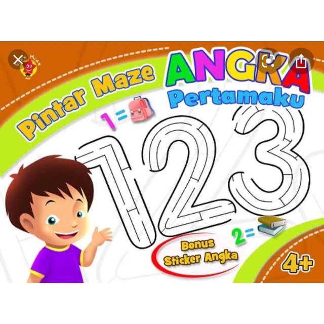 Pintar Maze Angka Pertamaku 4+