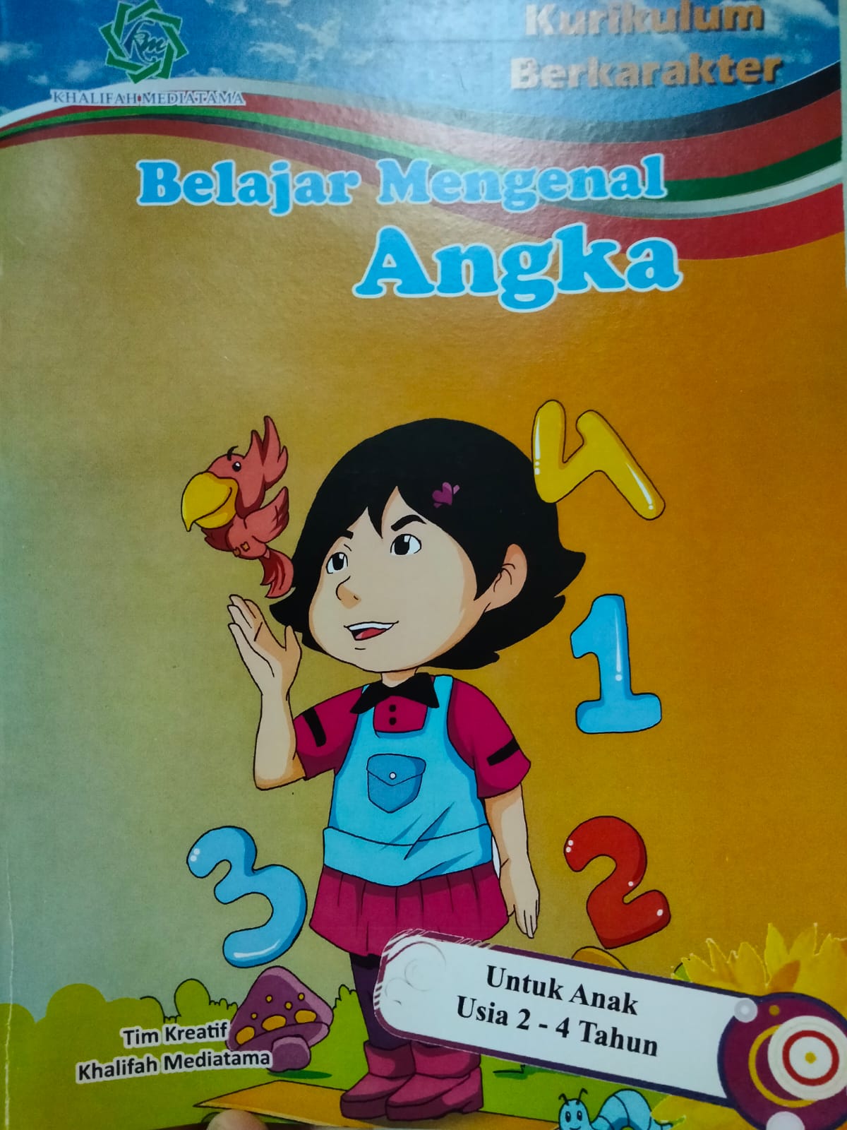 Belajar mengenal angka : untuk anak usia 2-4 tahun