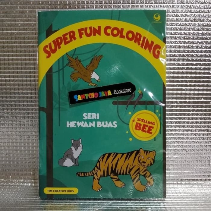 Super fun coloring : Hewan Buas / Editor, Herna Selvia, Gina Rizki Septiani