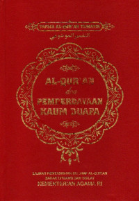 Al-Qur'an dan Pemberdayaan Kaum Duafa :  Tafsir Al-Qur'an tematik 2 / Departemen Agama RI