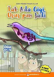Tak ada gigi, empedal pun jadi / Tim komik pendidikan.id
