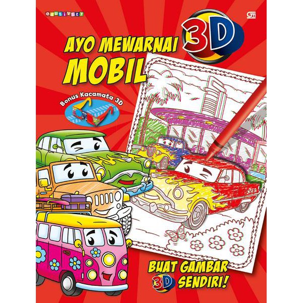 Ayo Mewarnai 3D: Mobil