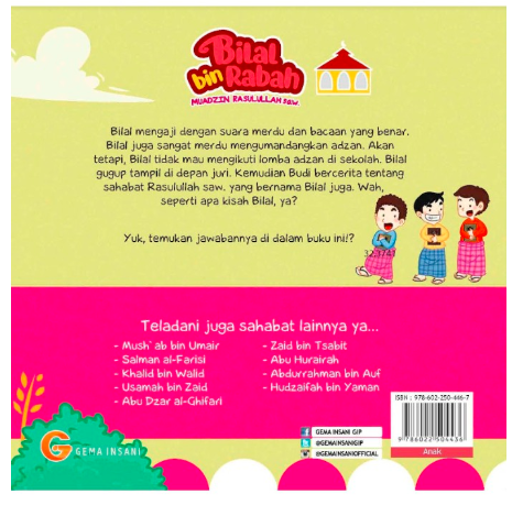 Seri Sahabat Rasulullah 3 : Bilal bin Rabah Muadzin Rasulullah SAW. - Lomba Adzan