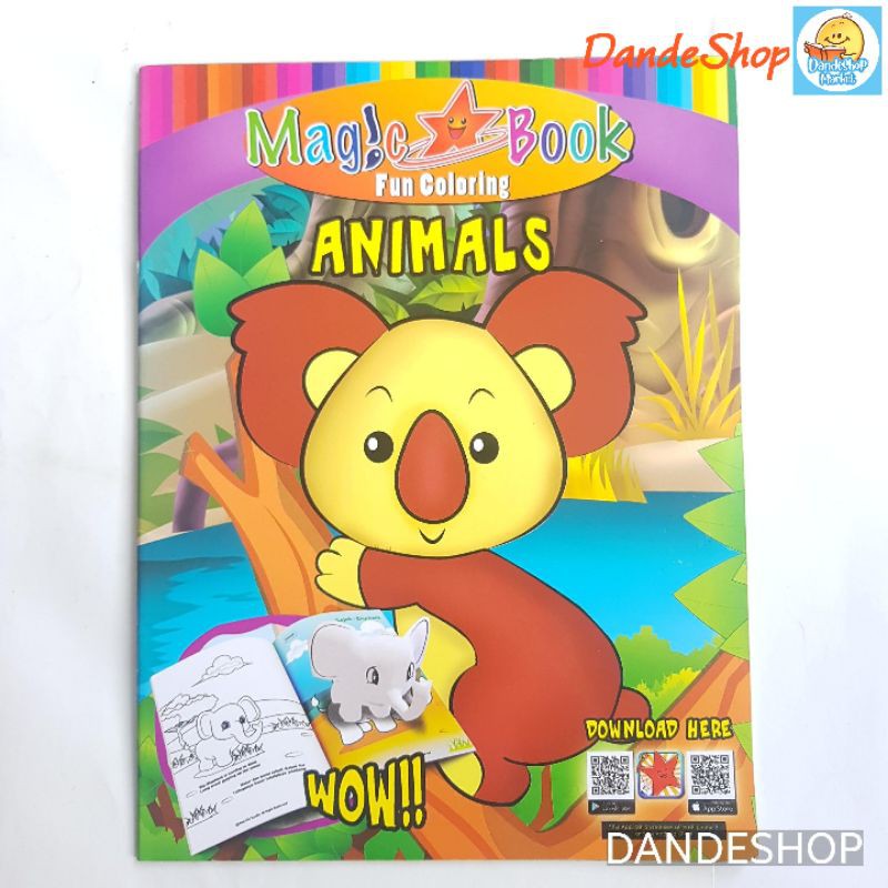 Magic Book Fun Coloring : Animal / Tim Elex Media Komputindo