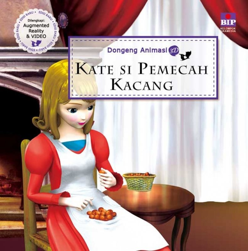 Dongeng Animasi 3D;Kate si Pemecah Kacang : Kate si Pemecah Kacang