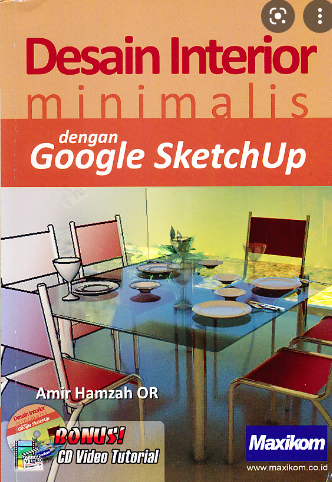 Desain interior minimalis dengan google sketchup