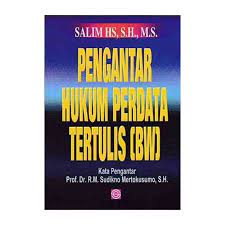 Pengantar hukum perdata tertulis (bw)