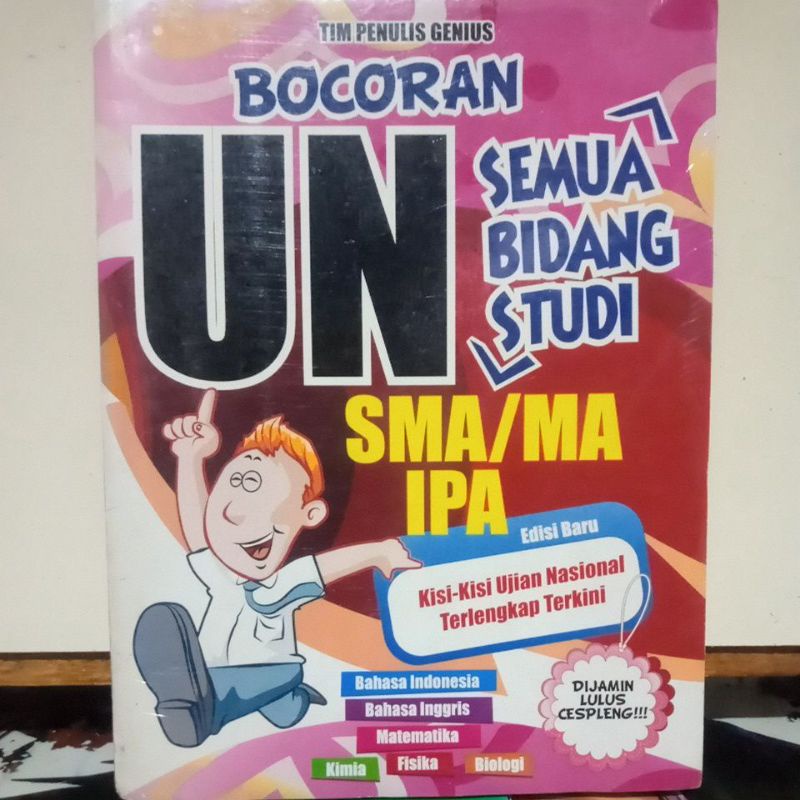Bocoran UN Semua Bidang Studi SMA/MA IPA