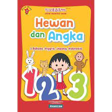 Hewan dan angka : 3 bahasa- inggris, jepang, indonesia = chibi maruko chan