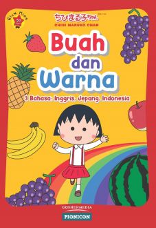 Buah dan warna : 3 bahasa- inggris, jepang, indonesia = chibi maruko chan