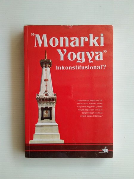 Monarki Yogya : inkonstitusional?