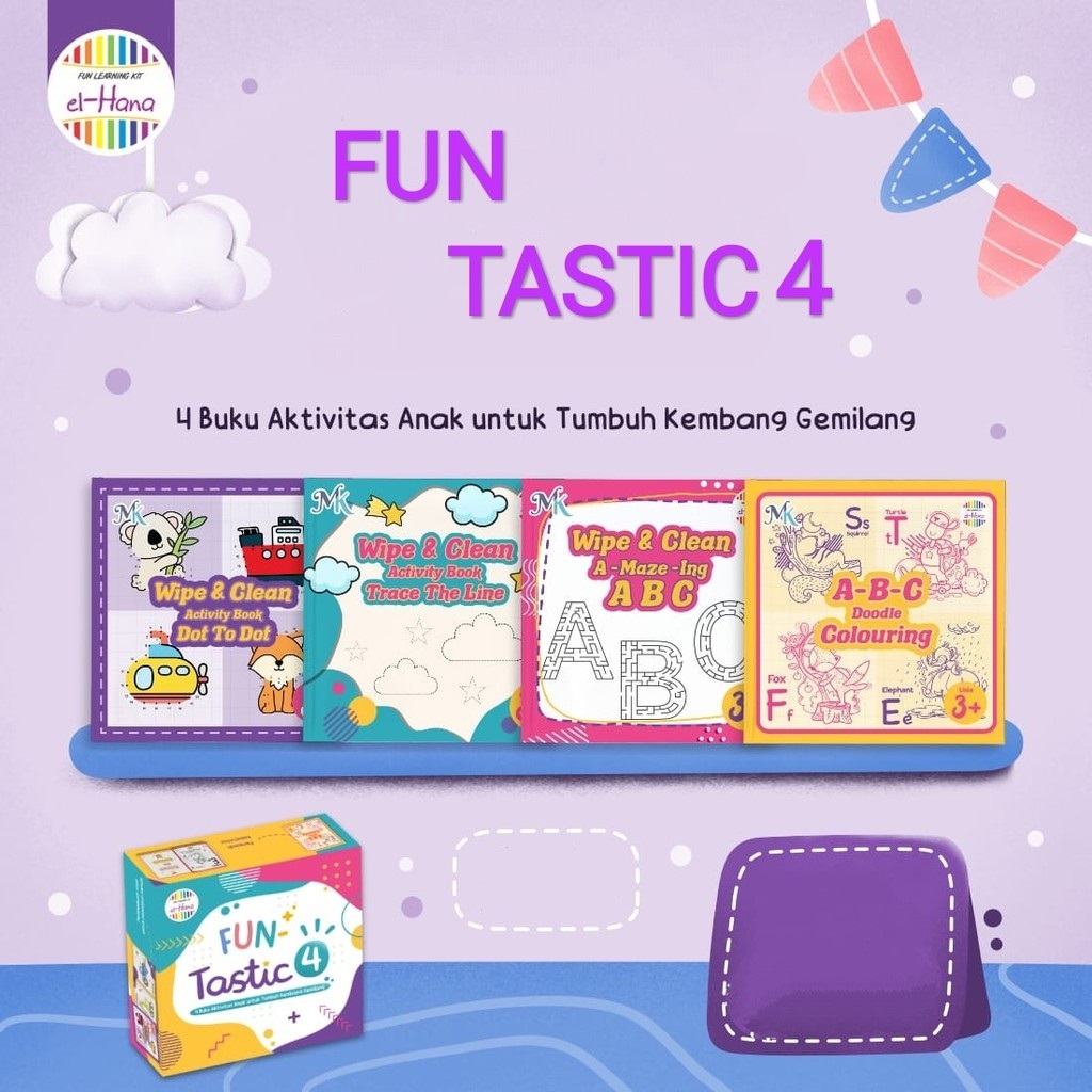 Wipe & clean activity book trace the line