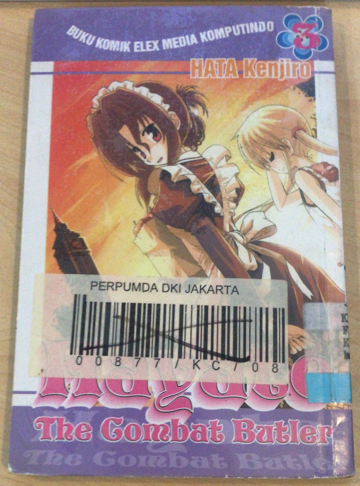Hayate The Combat Butler #3 / Hata Kenjiko ; Penerjemah : Amandea Faira ; Editor : Binarti