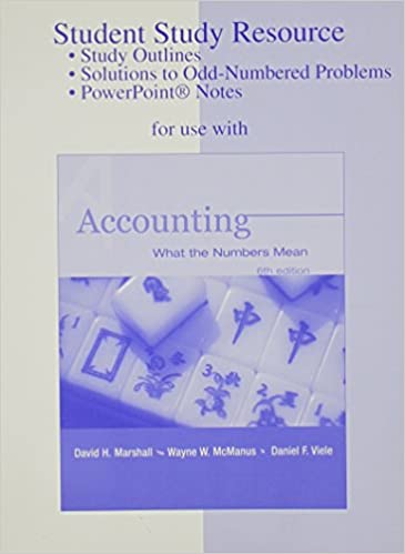 Accounting :  what the numbers mean / David H. Marshall, Wayne W. McManus, Daniel F. Viele
