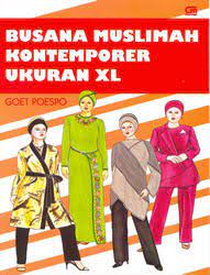 Busana muslimah kontemporer ukuran XL
