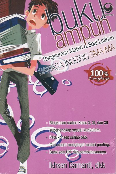 Buku ampuh bahasa Inggris SMA/MA kelas X, XI, XII : rangkuman materi dan soal latihan