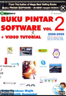 Buku pintar software program komputer : Vol. 2 + video tutorial