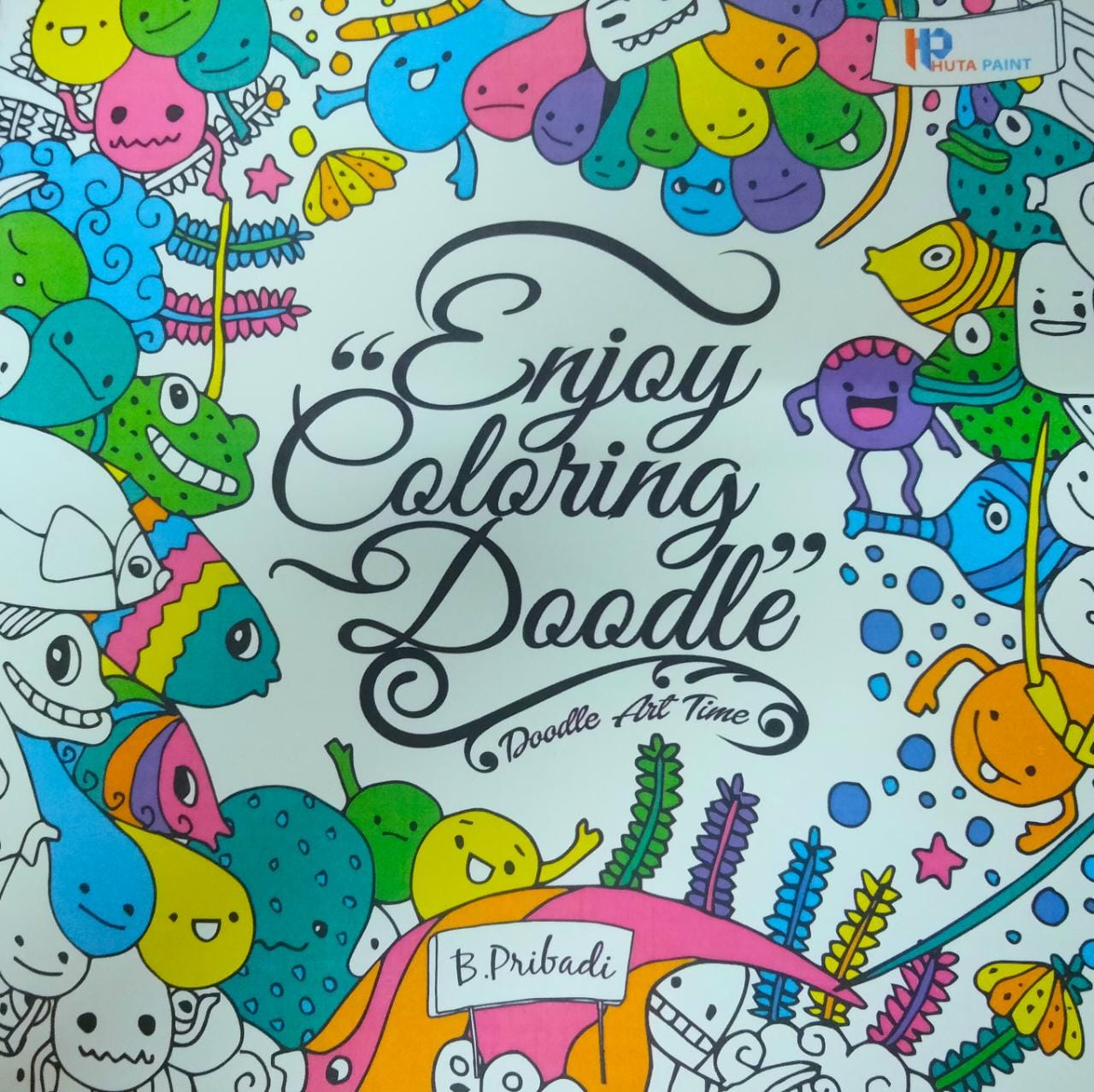Enjoy coloring doodle : doodle art time