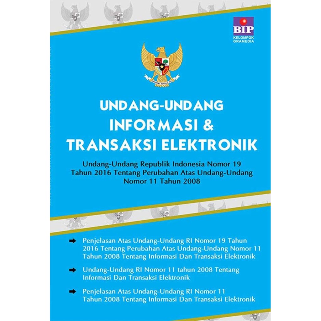 Undang-undang nomor 19 tahun 2016 tentang perubahan atas undang-undang nomor 11 tahun 2008 tentang informasi dan transaksi elektronik