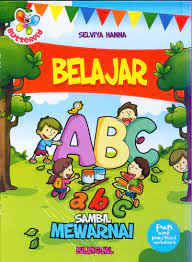 Belajar ABC-abc sambil mewarnai : (Bilingual)