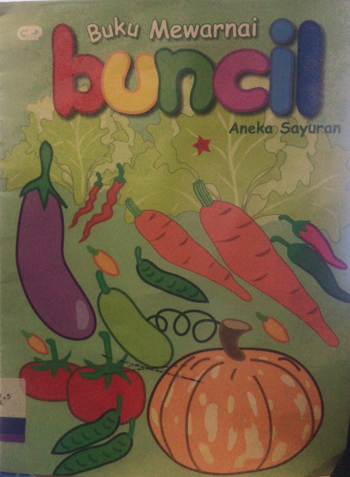 Buku Mewarnai Buncil 5 : Aneka Sayuran