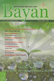 Bayan : Jurnal Kajian Ilmu-Ilmu Islam :  Vol.II No.2 / TIM Redaksi
