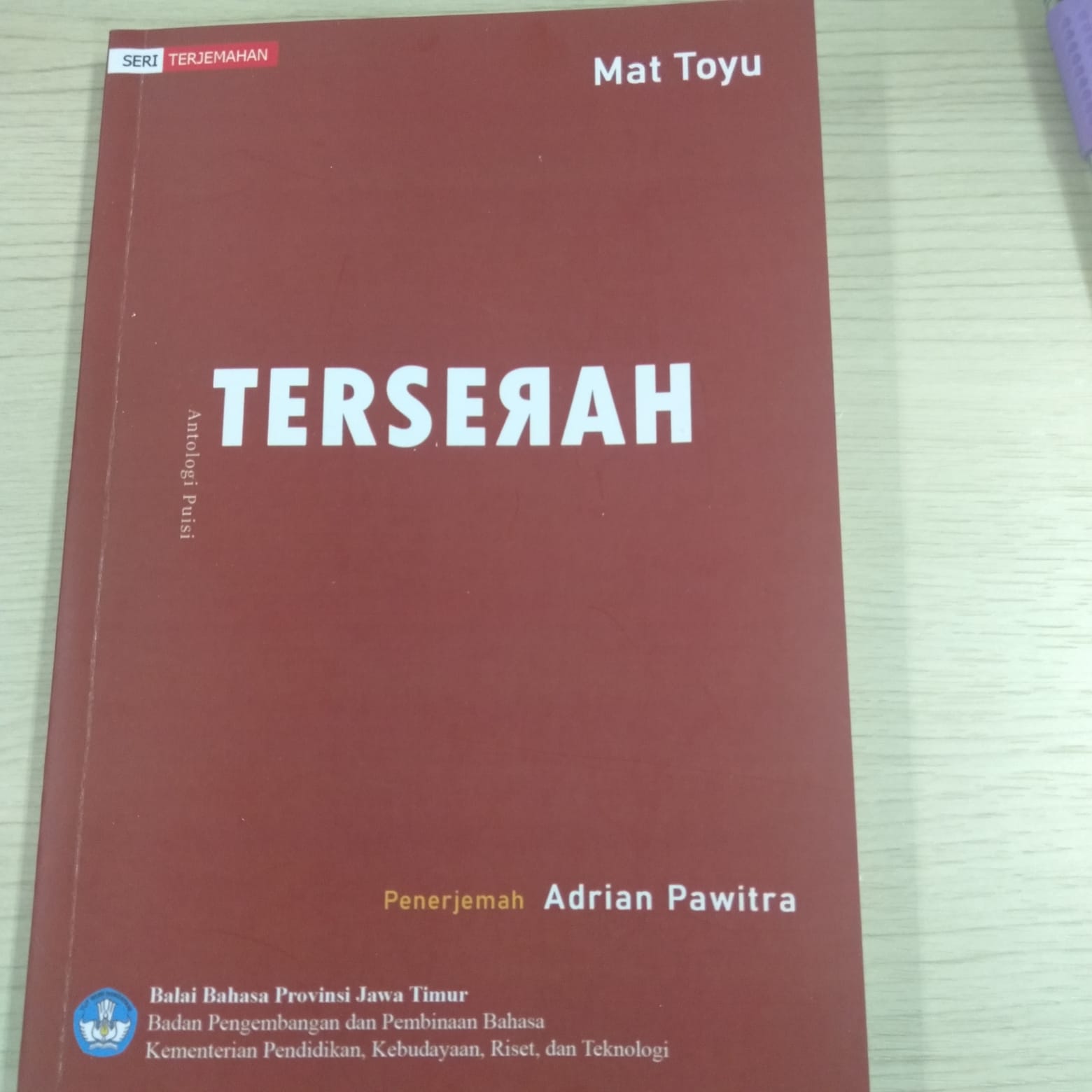 Terserah : antologi puisi
