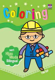 Coloring hijau muda