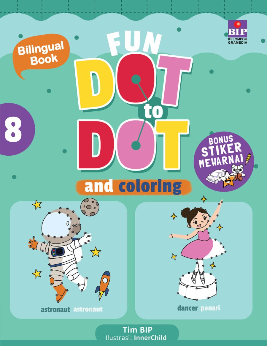 Fun dot to dot & coloring 8