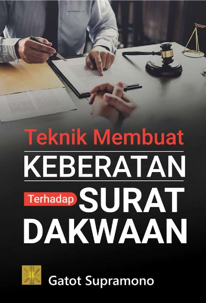 Teknik membuat keberatan terhadap surat dakwaan