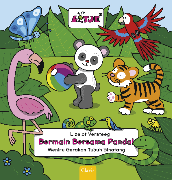 Bermain bersama panda! : meniru gerakan tubuh binatang