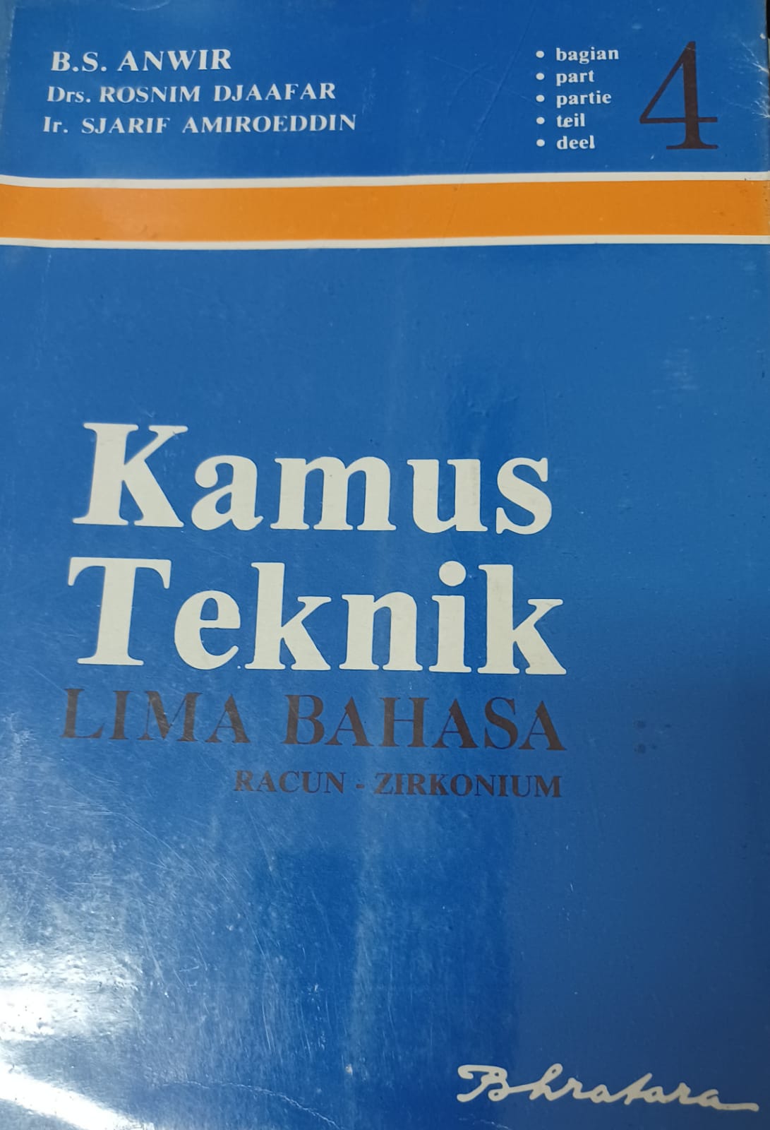 Kamus Teknik Lima Bahasa : Racun - Zirkonium Bagian 4