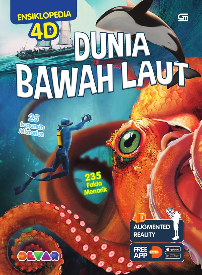 Ensiklopedia 4D : dunia bawah laut