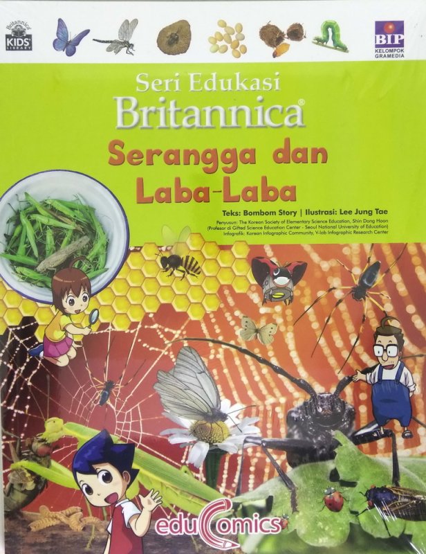 Seri edukasi Britannica : serangga dan laba-laba