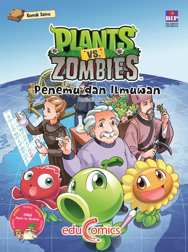 Plants vs zombies : penemu dan ilmuwan / Xiao Jiang Nan ; alih bahasa, Linda