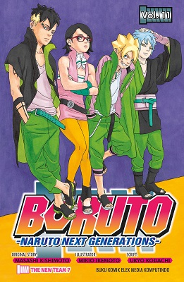 Boruto Naruto Next Generations 11 / Masashi Kishimoto ; ilustrator, Mikio Ikemoto ; script, Ukyo Kodachi ; penerjemah, Lenny ; editor, Sari