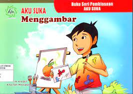 Aku suka menggambar ;