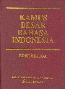 Kamus besar bahasa Indonesia : edisi ketiga
