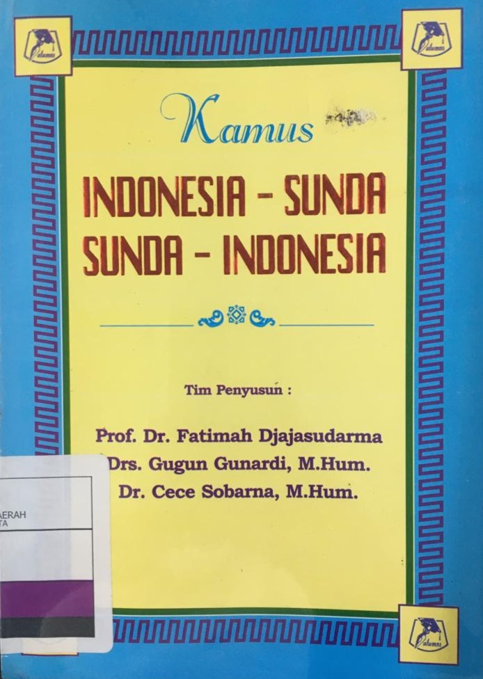 Kamus Indonesia - Sunda, Sunda - Indonesia