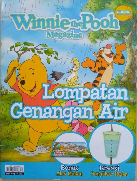 Winnie the pooh magazine : Lompatan genangan air : Bilingual Indonesia-Inggris