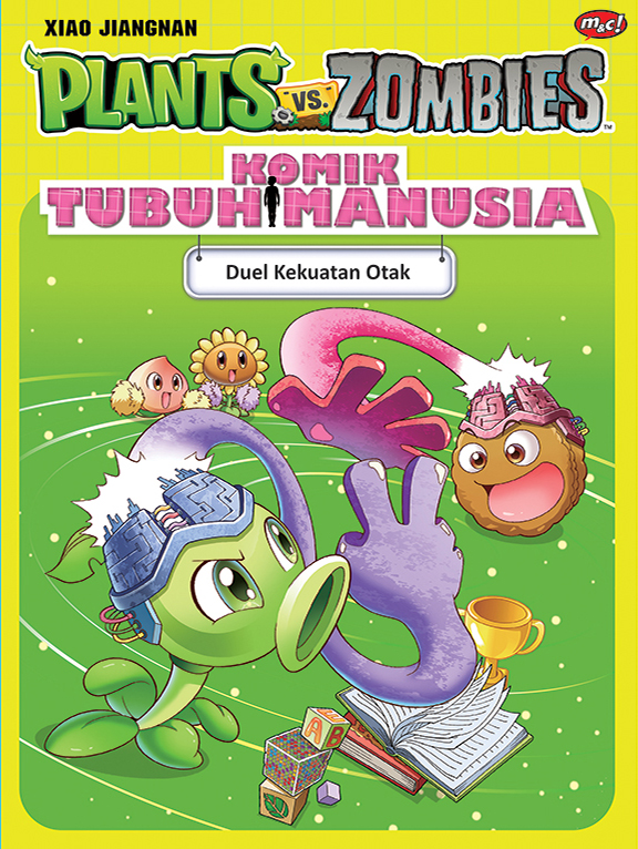 Plants vs zombies komik tubuh manusia : duel kekuatan otak