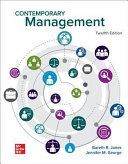 Contemporary management - twelfth edition / Gareth R. Jones, Jennifer M. George