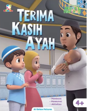 Hafiz & hafizah : terima kasih ayah : membaca dan mewarnai