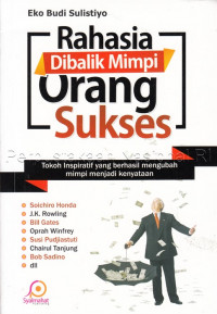 Rahasia dibalik mimpi orang sukses