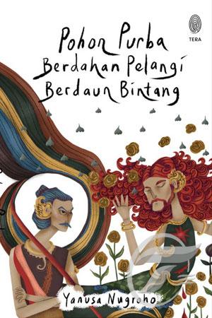 Pohon purba berdahan pelangi berdaun bintang
