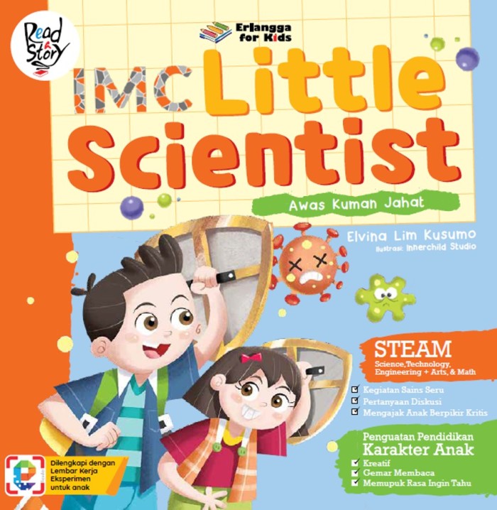 Awas, kuman jahat! / Elvina Lim Kusumo ; editor, Windrati Hapsari ; ilustrasi, Innerchild Studio