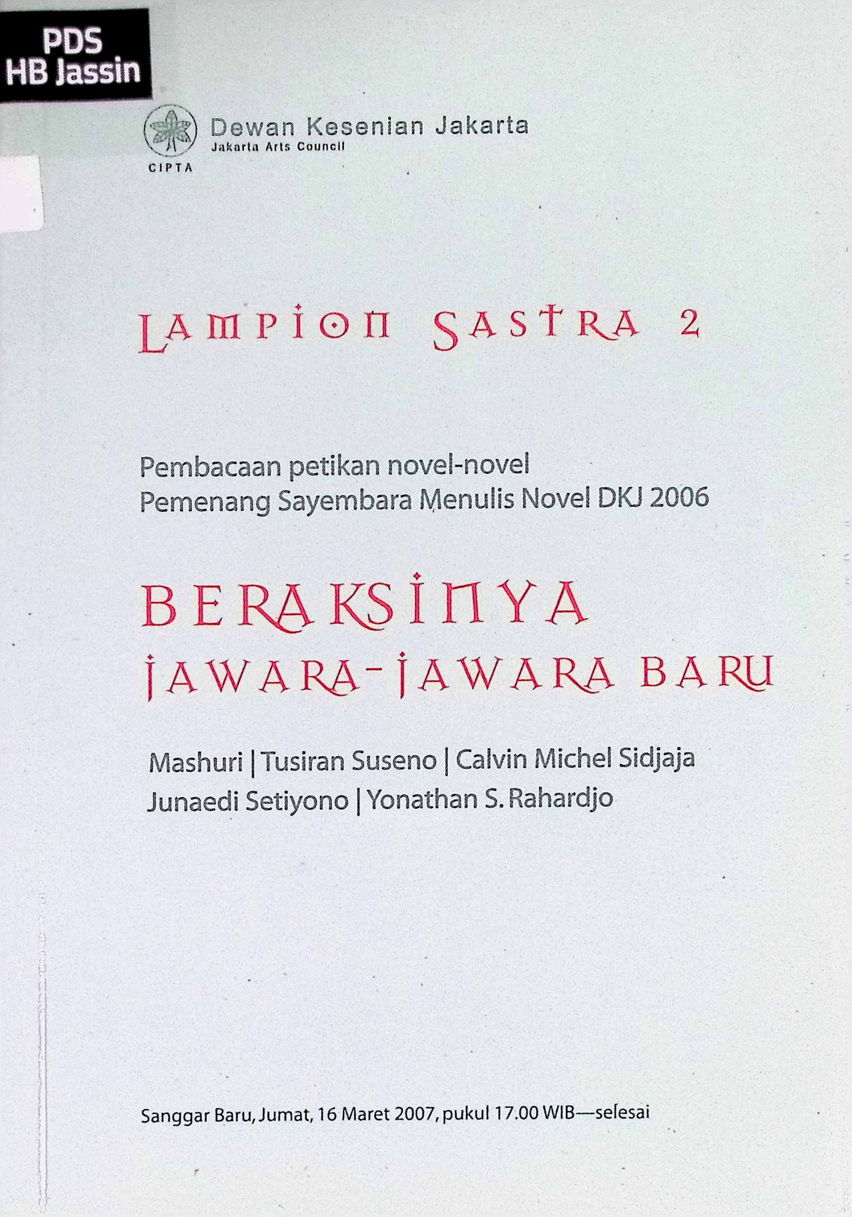 Beraksinya Jawara - Jawara Baru