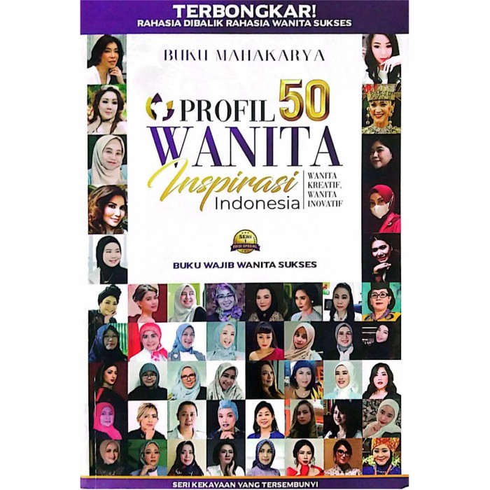 Buku mahakarya profil 50 wanita inspirasi Indonesia : wanita kreatif, wanita inovatif