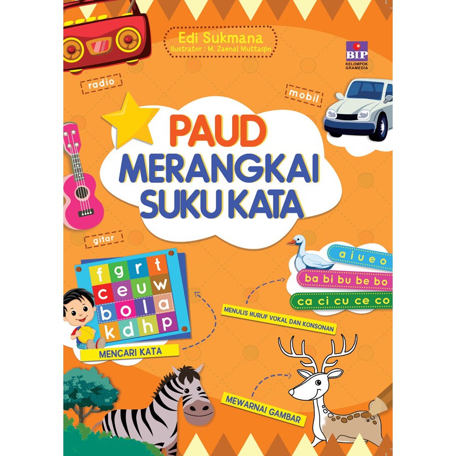 PAUD merangkai suku kata