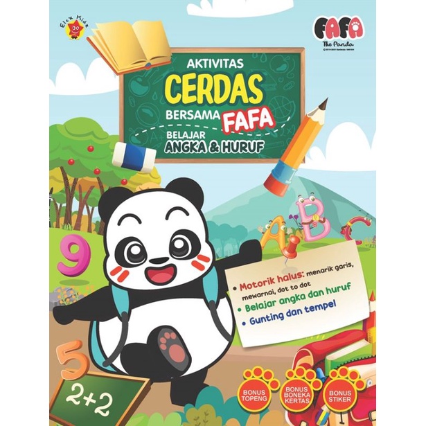 Aktivitas cerdas bersama Fafa :  belajar angka dan huruf / Kanimals